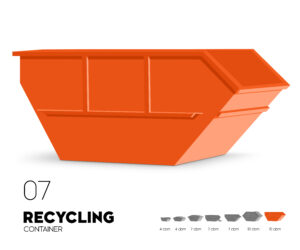 Erdaushub Menge bestimme Container